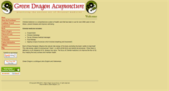 Desktop Screenshot of greendragonacupuncture.com